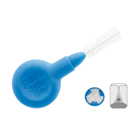 Periuță interdentară paro 3star X SOFT triangular albastru Ø3.5mm Periuță interdentară