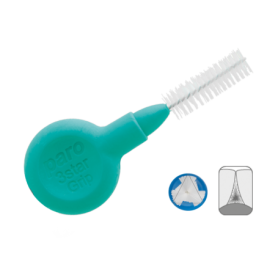 Periuță interdentară paro 3star MEDIUM triangular verde Ø4.5mm Periuță interdentară