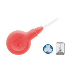 Periuță interdentară paro 3star XXX SOFT triangular roșu Ø2mm Periuță interdentară