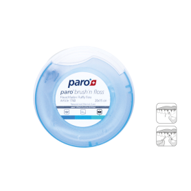 Ață dentară paro brush'n floss 20x15 cm Ață dentară paro brush floss 20x15 cm